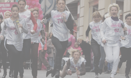 running in heels