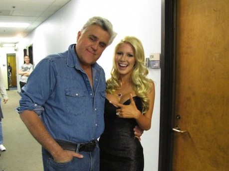 Heidi Montag with Jay Leno