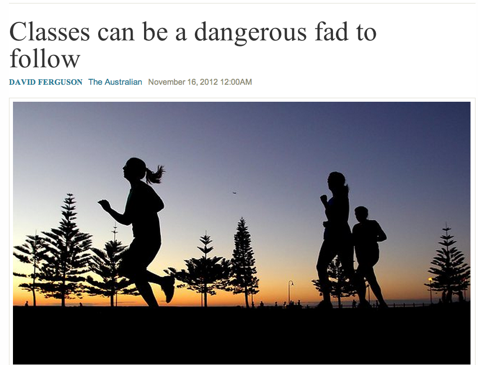 CrossFit in The Australian Newspaper