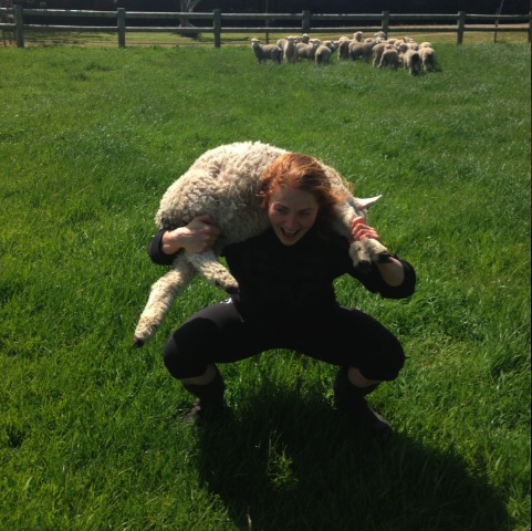 Ruth at Her Farm in NZ