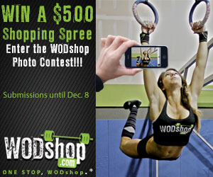 WOD Shop $500 Shopping Spree!