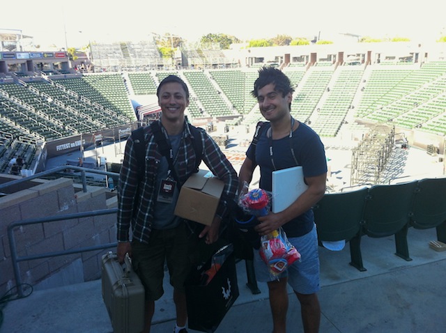 John and Michael at the 2012 CrossFit Games