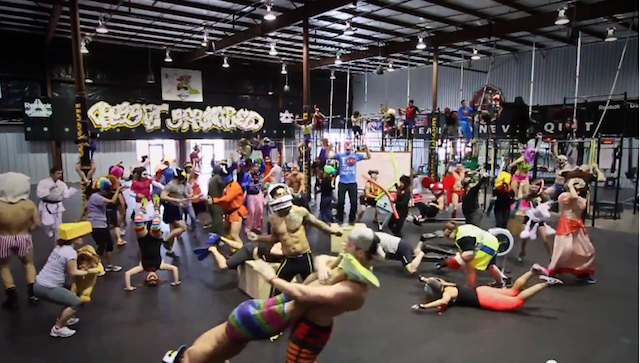 CrossFitters doing the Harlem Shake