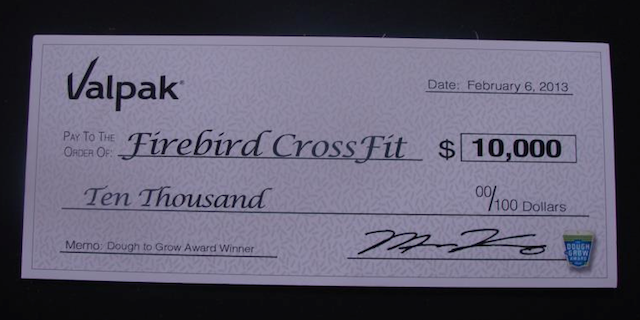 Firebird CrossFit's Winning Check `