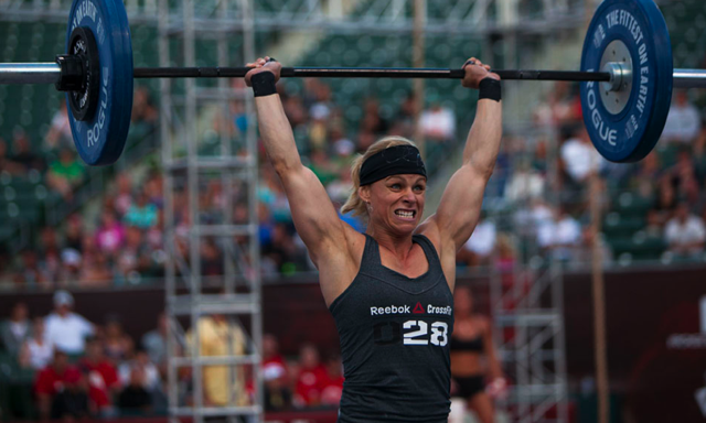 Becky Conzelman at the 2012 CrossFit Games (Image Source: CrossFit Facebook Page)