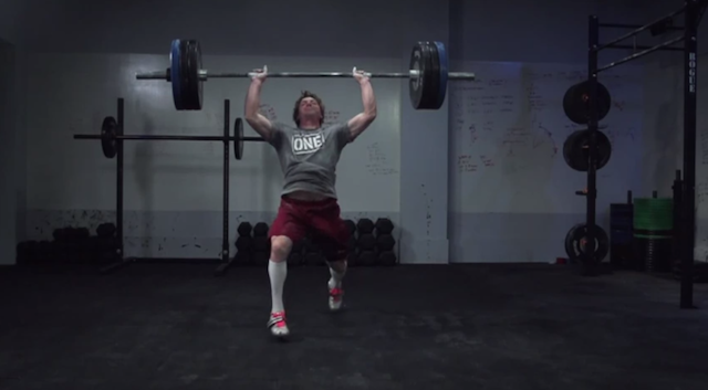 Chad Vaughn's Slow Motion Clean and Jerk