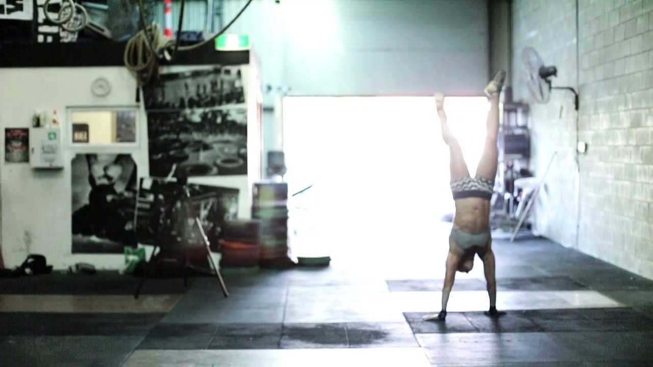 training handstand