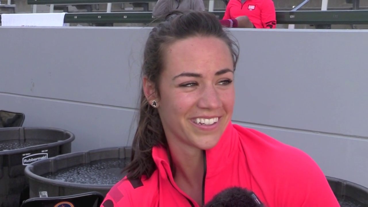 Video thumbnail for vimeo video Camille Leblanc-Bazinet: 2013 CrossFit Games - Day 3