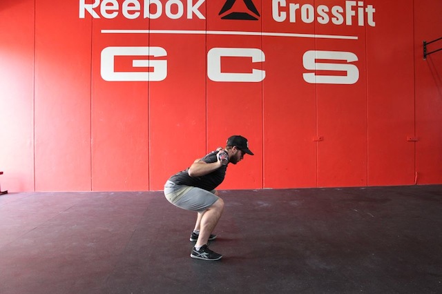 Finish Position for Back Squat with a Bar