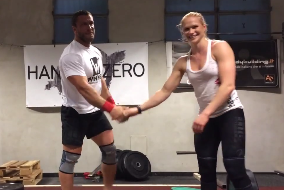 Annie Thorisdottir and Dmitry Klokov 1