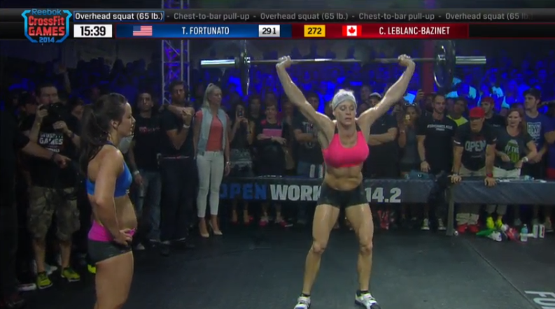 Talyana Fortunato Defeats Camille Leblanc-Bazinet CrossFit 14.2