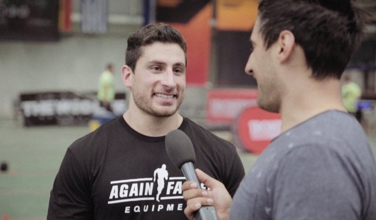 Video thumbnail for vimeo video Interview: Rob Forte Wins the Schwartz's Challenge, Talks CrossFit Invitational