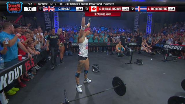 CrossFit Open 15.5 results sam briggs