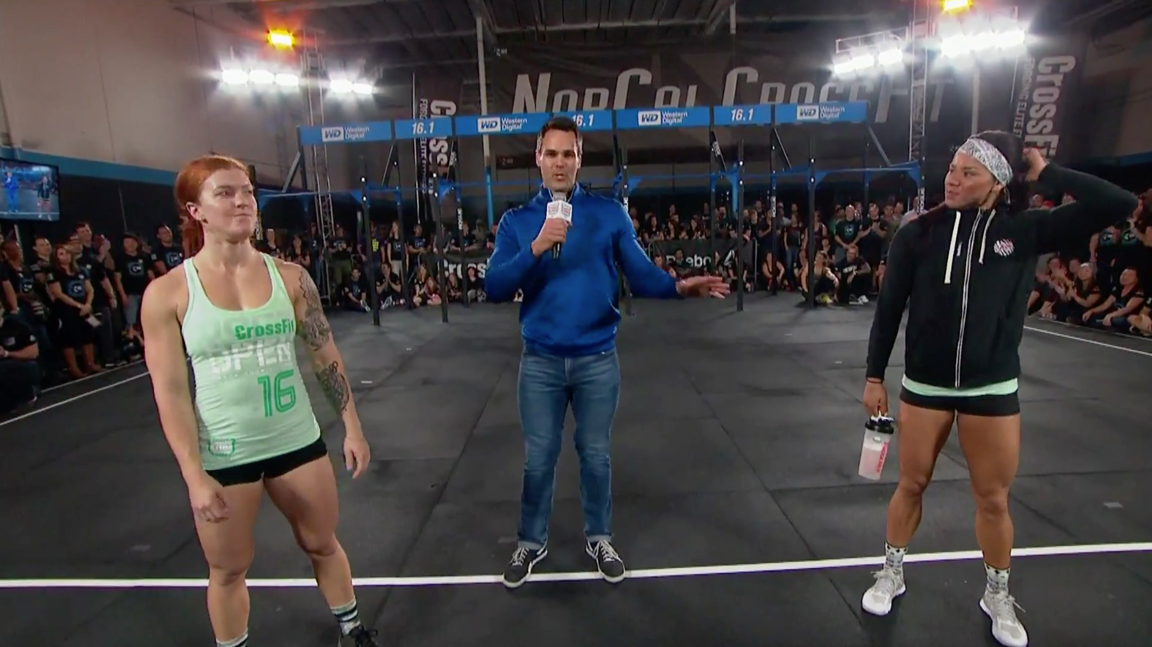 Emily Abbott defeats Chyna Cho in crossfit open 16.1