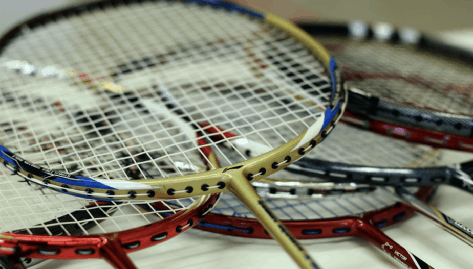 a badminton racket