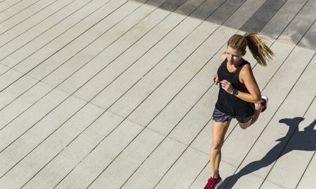 woman running